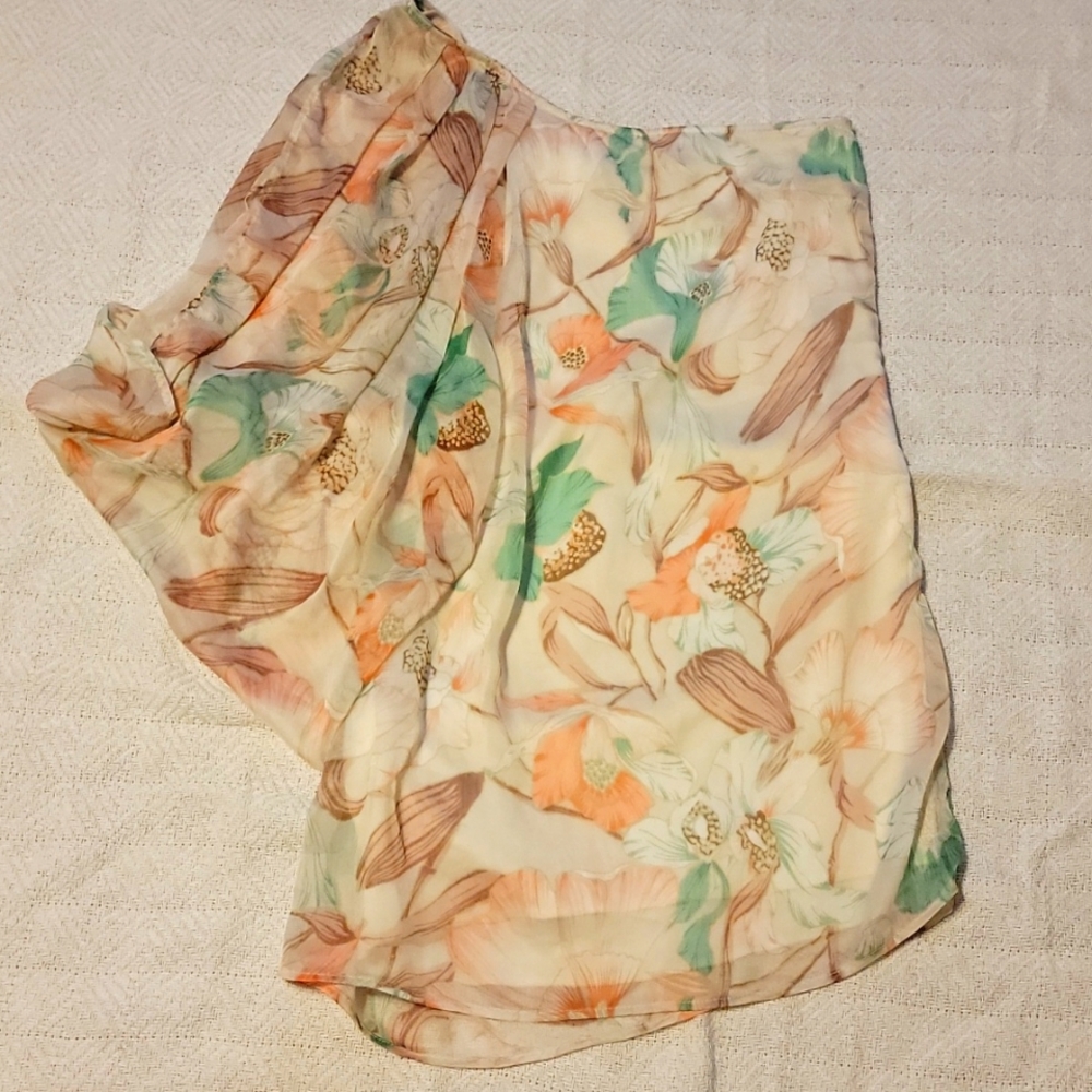 Small Flowy One Shoulder Floral Dress